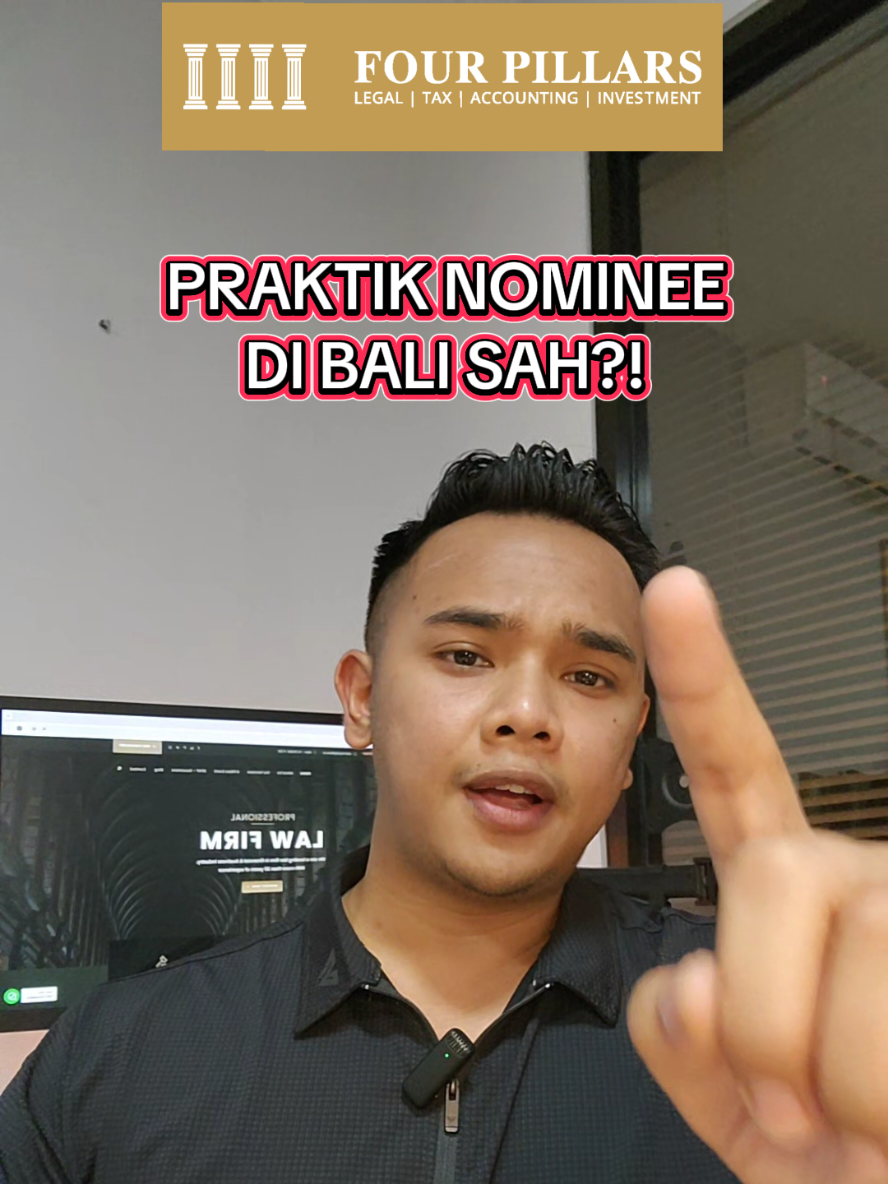 PRAKTIK NOMINEE DI BALI SAH?! konsultasi hukum wa 085737761761 hukum perdata - properti, bisnis, investasi #fyp #lawyerbali #konsultanhukum #fourpillarsconsulting #pengacarabali 