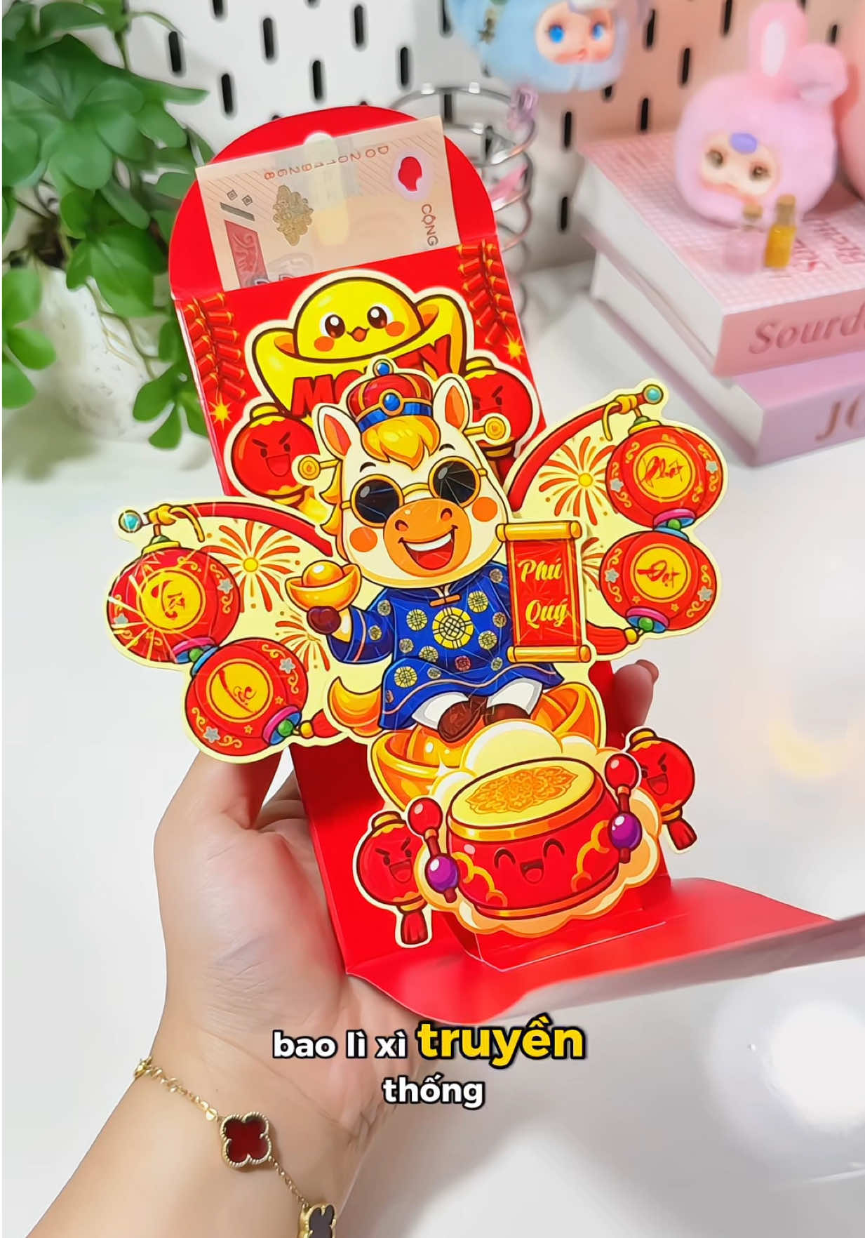 Bao Lì Xì Popup 3D Cao Cấp Tết Bính Ngọ 2026 #baolixi3d #baolixithietke #baolixitet #tet2026 #baolixipopup 