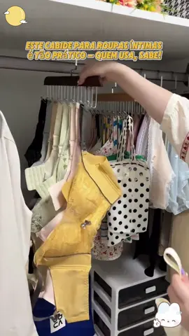 Esse cabide vai OTIMIZAR seu guarda-roupa! #tiktokshop #fyp 