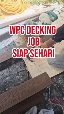 Say Goodbye to Rotten Wood! WPC Decking Transformation 😮 Hashtags: #WPCDecking #OutdoorMakeover #WeatherProofDecking #RenovationJourney #MalaysiaHome 