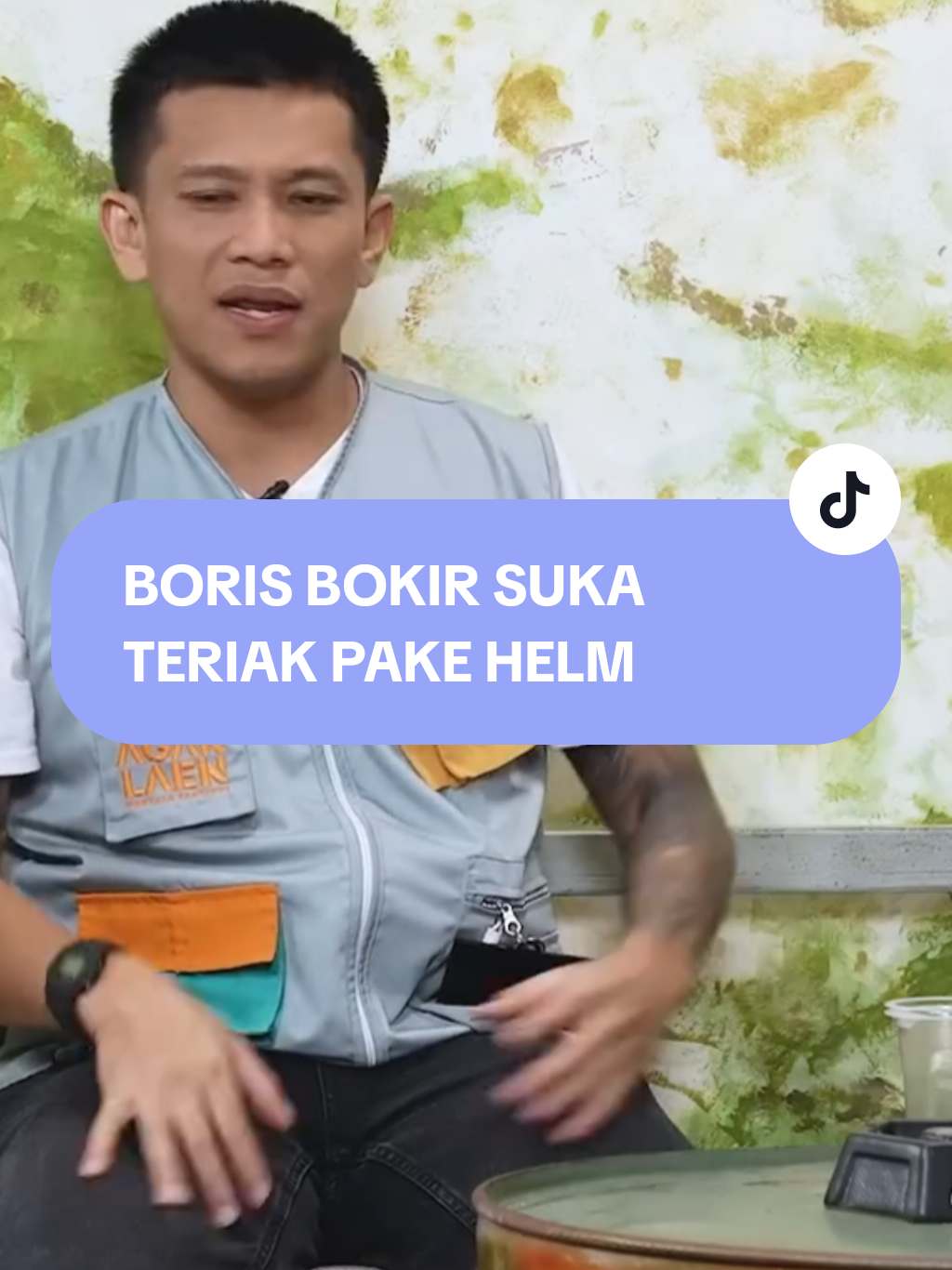 BORIS BOKIR suka teriak teriak pas motoran😅 YT Deddy Corbuzier  #boris #borisbokir #prasteguh #prazteguh 