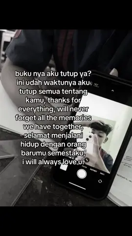 terimakasih untuk canda tawamu, kata-kata mu yang selalu menangkan aku disaat aku sedang cape, and pada akhirnya aku harus mengikhlaskan kamu dengan pilihanmu. selamat ya, see you semestaku☺️🙁#fyp #sadstory #foryou 