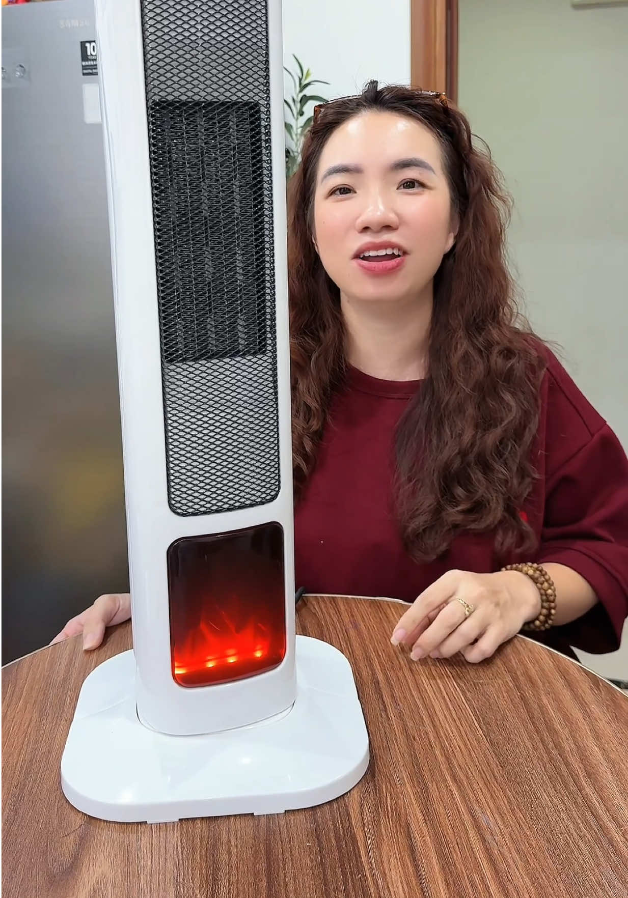 Quạt sưởi cây đứng máy sưởi công nghệ mới 2 chiều #xuhuong #quatsuoi #quatsuoigom #huyenhomhinh365 