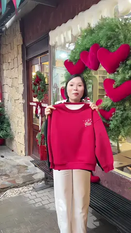 Áo nỉ lót lông lông các con mặc rét đậm 