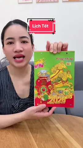 Bloc lịch treo tường #nhacuaenn #lichtet2026 