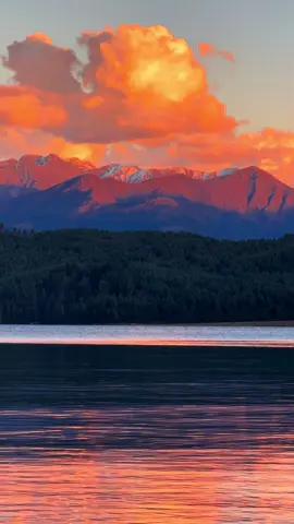 Sunset in Rara lake❤️😍 #raralake #rara #sunset #wonderfulnepal #travelnepal