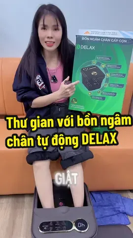 Thư giãn mỗi ngày đỡ nhức mỏi chân đề tốc cho cơ thể mình đỡ đau nhức mỏi hôi chân lạnh chân với DELAX#tiktokindia #tiktok #bonngamchan #bonngamchanmassage #linhnhutnhat 