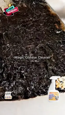 Grease doesn’t stand a chance. A quick spritz of our degreaser, and your kitchen’s sparkling again #cleaninghacks #CleanTok #cleaning #degreaser #blackfriday 