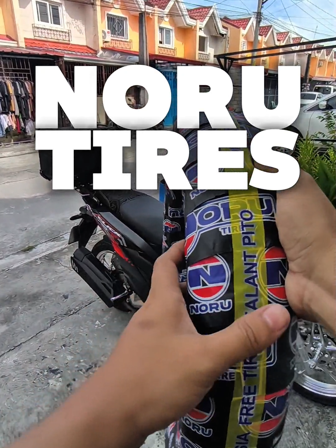 Sobrang layo ng presyo sya shop nyan boss! Kaya kung gusto mong makatipid. samantalahin monato #norutires #tubelesstire #tubelesstires #noru #motorcycletire 