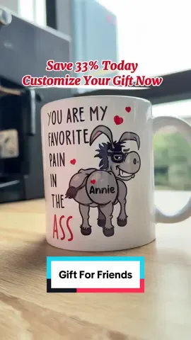 “You’re my favorite pain in the a‑you‑know‑what 💕 Here’s a mug for the real MVP in your life 😂”  #macorner #funnygift #couplegifts #sillypresent #muglove 