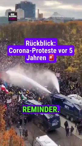 Rückblick: Corona-Proteste vor 5 Jahren 🚨 War das gerechtfertigt ? #Corona #Deutschland #Demonstration #erinnerung 