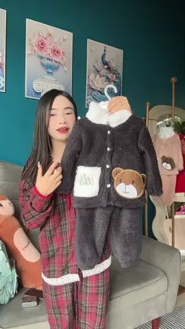 Bộ lông cúc hình gấu sz cho bé#TikTokAwardsVN #thoitrangtreem #setdoxinh 