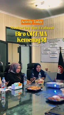 Kolaborasi untuk pelayanan yang lebih baik. Hari ini, Biro Ortala Kemenag RI melaksanakan Monitoring dan Evaluasi di Kantor Kemenag Kabupaten Serang sebagai upaya memastikan tata kelola dan kinerja tetap sesuai arah pembangunan birokrasi yang berintegritas dan profesional. Komitmen bersama untuk meningkatkan kualitas layanan terus diperkuat. #kemenag #ASN #pelayananpublik #serangbanten #fyp 