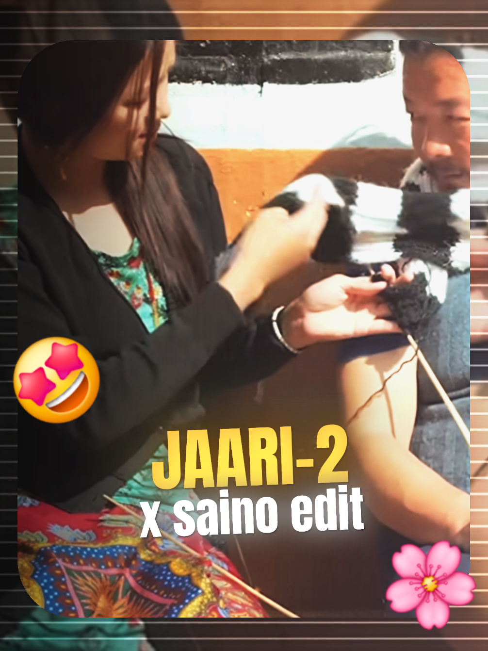 साइनो × Jaari 2 🤩🌷 #typography #edit #jaari2 #dayahangrai #nepalisong 