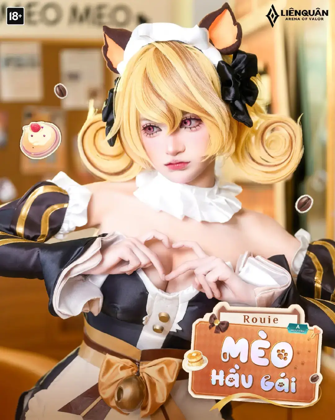 Cosplays Rouie Mèo Hầu Gái #lienquanmobile #arenaofvalor #trending #cosplaylienquan #rouiemeohaugai 