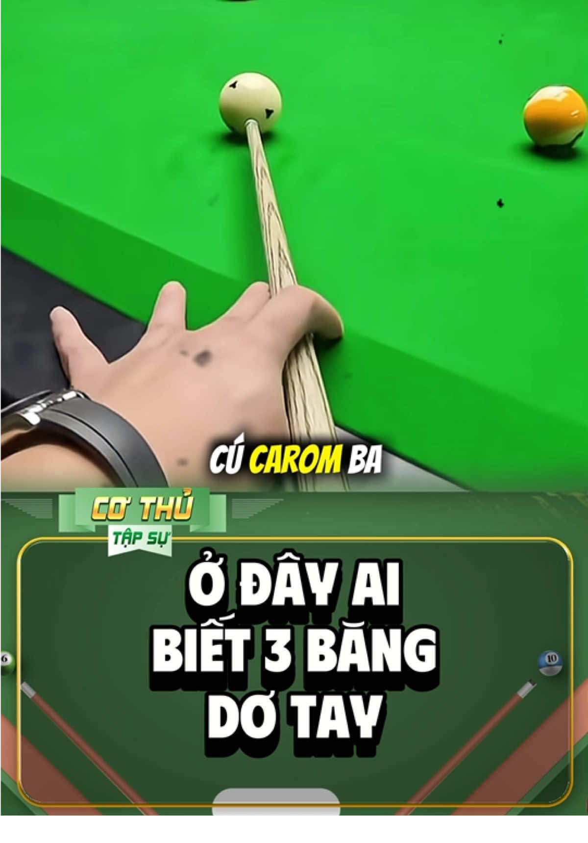3 băng bida #billiards #pool9 #hoangsao #bida #xuhuong 