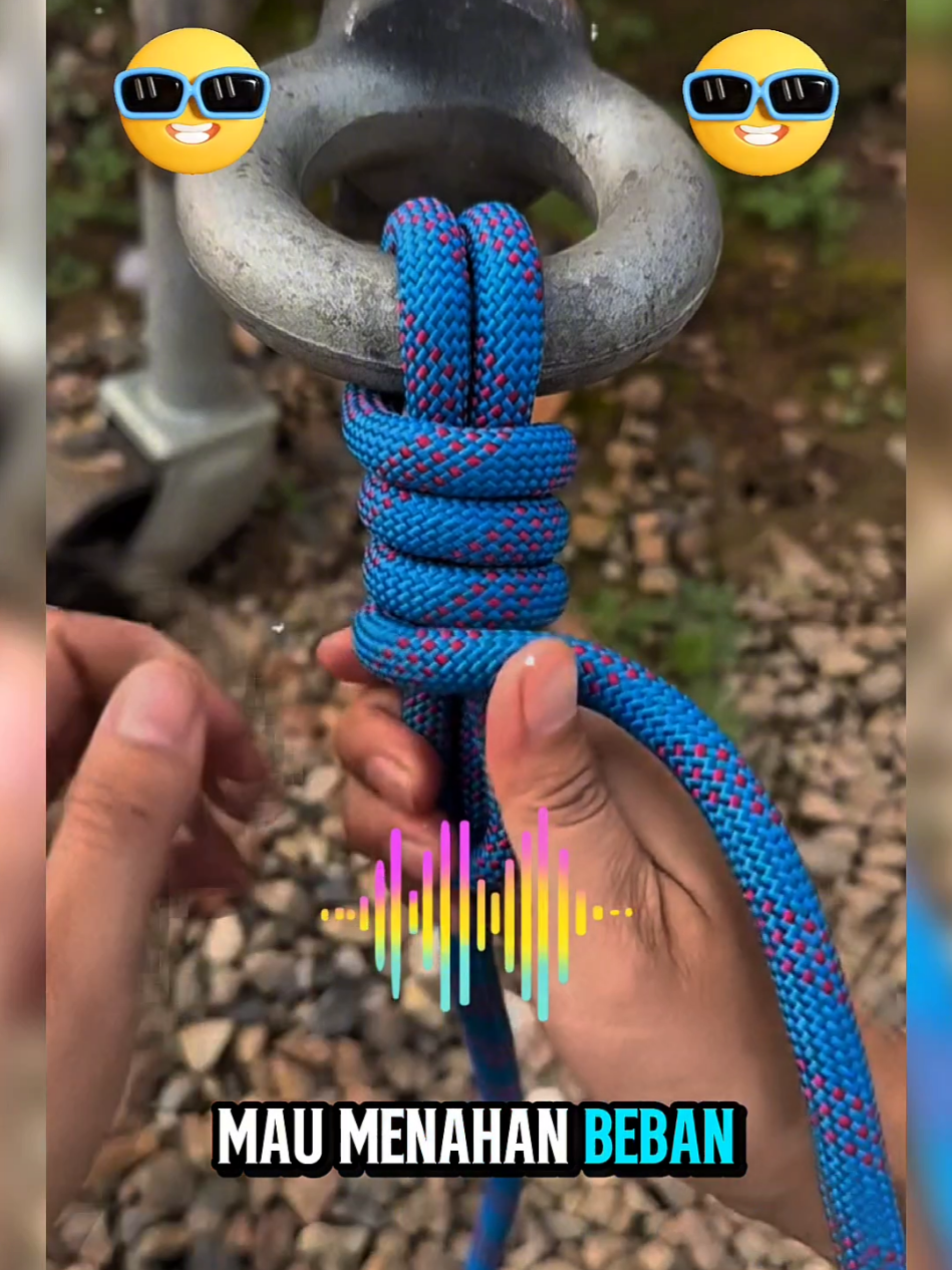 Ikat Prusik Knot Ini Dalam 7 Detik, Trik Cepat Para Master Survival‼️