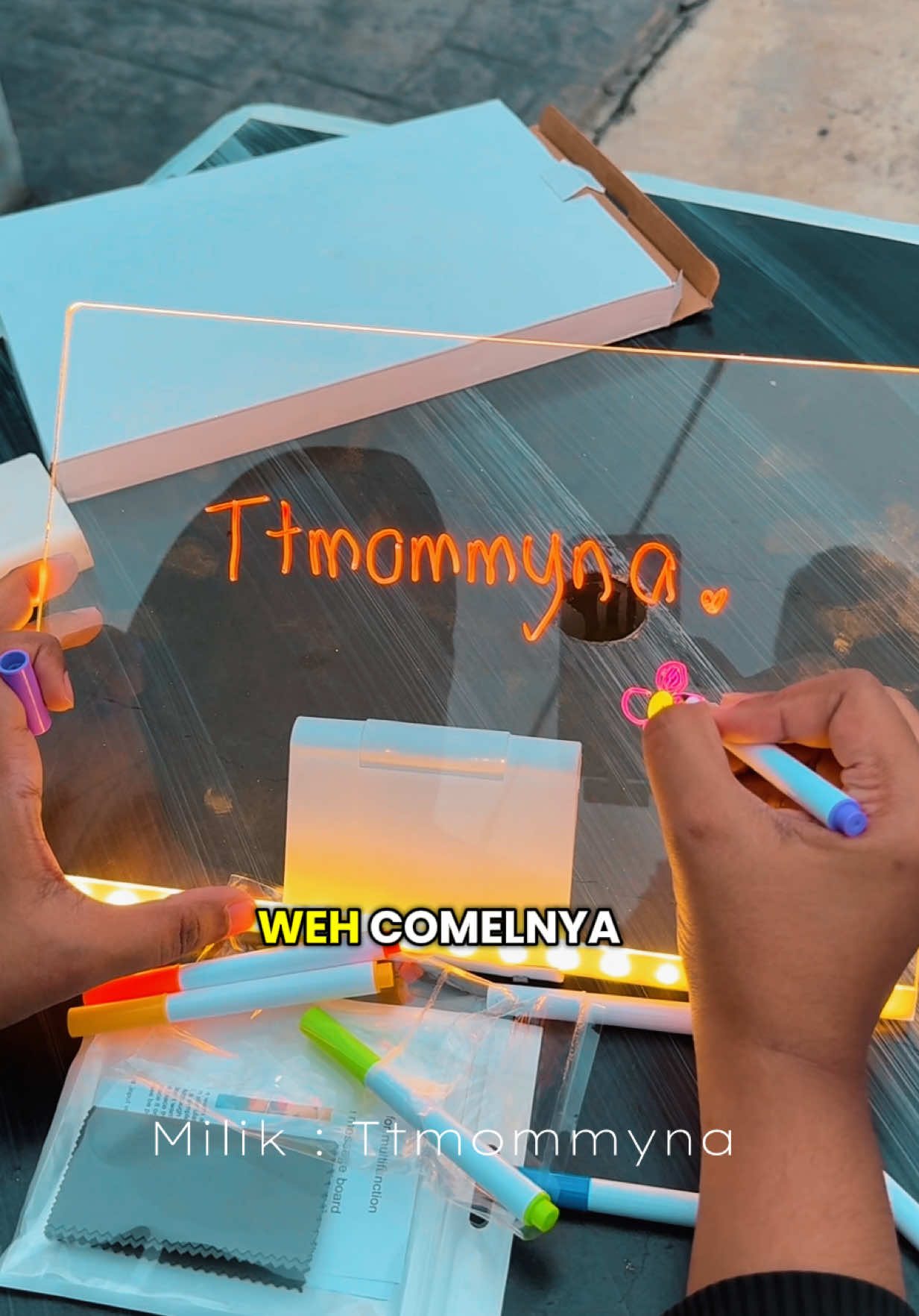 #ledboard #leddrawingboard  #aktivitianak #ledwritingboard #lukisan