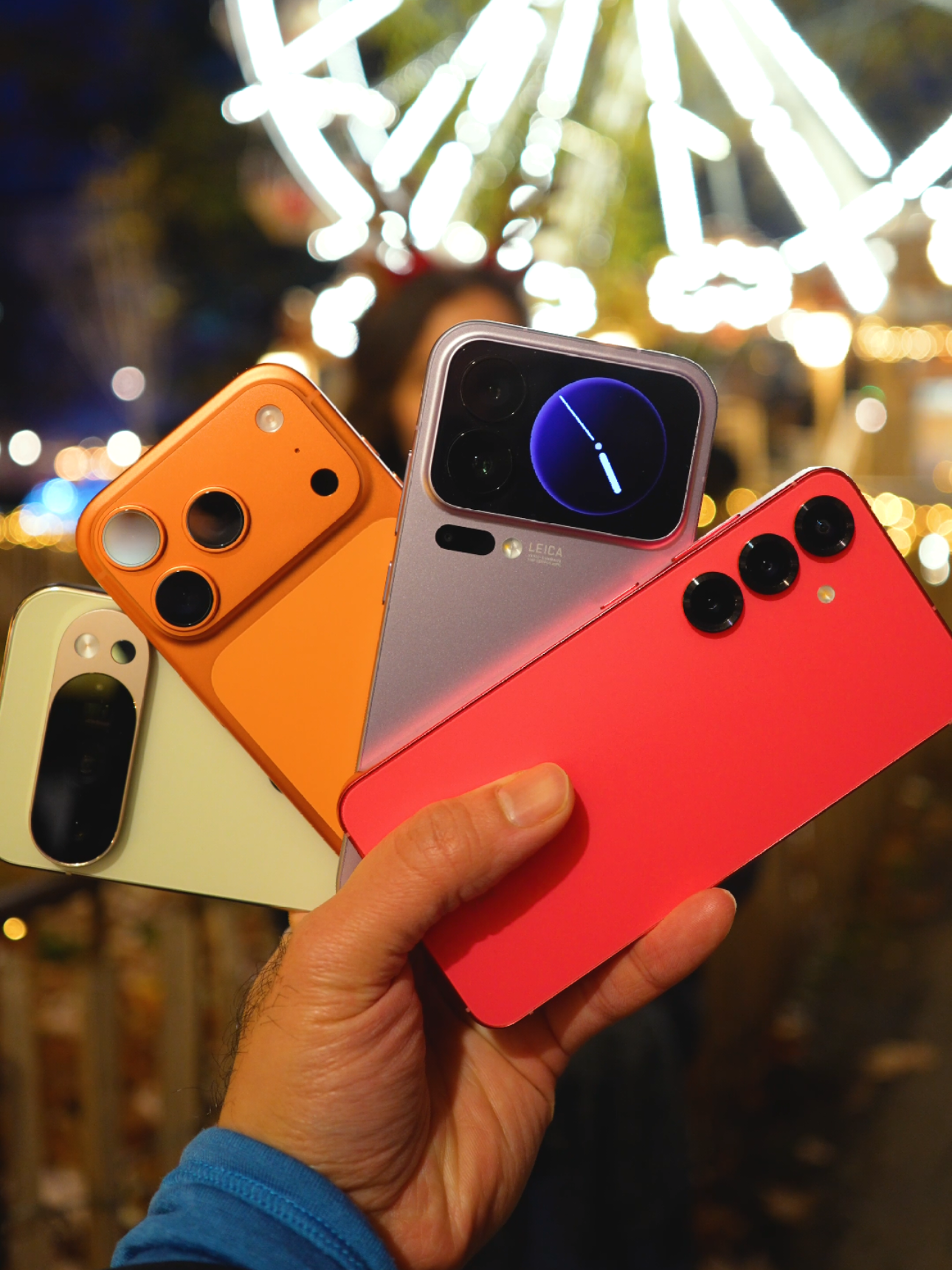 iPhone 17 Pro vs. Pixel 10 Pro vs. Galaxy S25 vs. Xiaomi 17 Pro Night camera #pixel #iphone #xiaomi #galaxy  @Mariia 