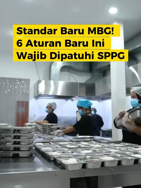 SPPG punya 6 aturan baru! Apa aja ya kira kira?? Yuk simak videonya 🥰 #mbg #viral #indonesia #fyp #sppg