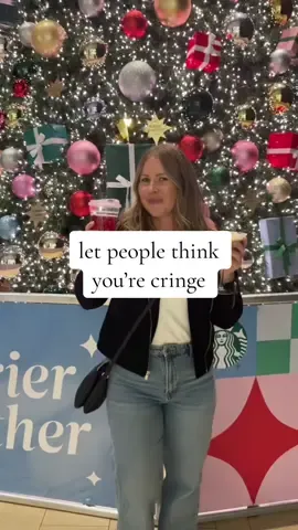 Posted this a year ago and I still feel the same way!!! Posting online should be fun. It should be something that brings you joy, helps connect with so many people, allows you to be creative….and if that makes people think you’re cringe, well 🤷🏼‍♀️ Does it matter? #beyourself #dowhatmakesyouhappy #contentcreator #momcontentcreator #onthisday 