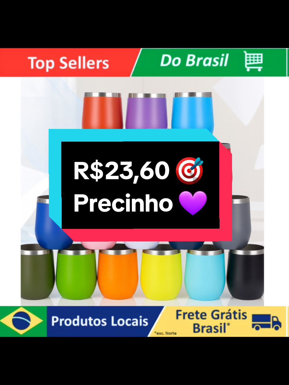 78- 🎯 Copos Térmicos Com Tampa Transparente 360ML Aço Inox parede dupla gelado e quente 🔥  🎯 Valor 23,60 no Precinho  🎯 Comenta Quero ❤️  Vamos te enviar informações no direct 🎯 #copo #copotermico #copodeinox #copoparededupla #cozinha #saladeestar 