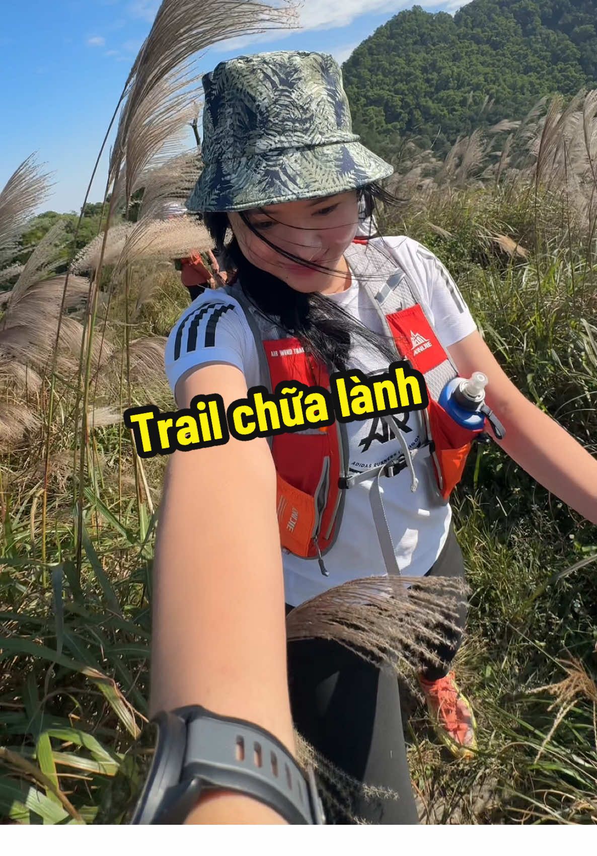 Cách để chữa lành mọi thứ 😚😚 Là về với thiên nhiên núi rừng 🤩 Buổi chạy trail trên núi Hàm Lợn #trangthuychaybo #trailer 
