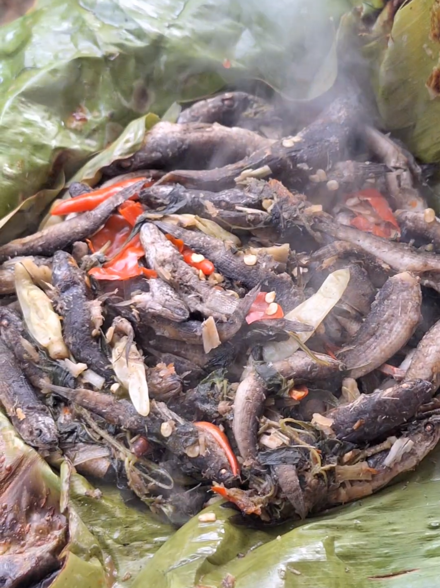 #หมกปลาใส่ใบตอง น่ากินมาก