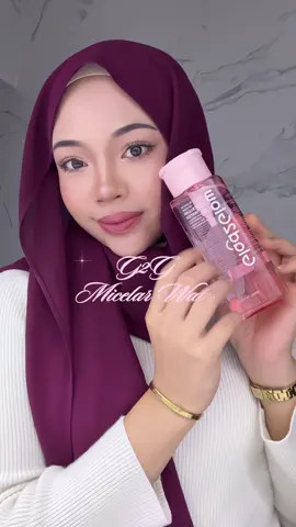 my current fav makeup remover: G2G Micellar Water🩷effortless & gentle on skin! #g2gmicellarwater #micellarwaterviral #g2gmy 
