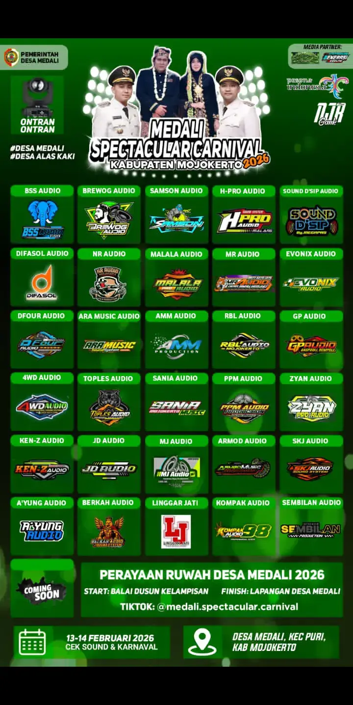 TUKU LEMARI KAYUNE KAYU JATI OJOK LALI TANGGAL 14 FEBRUARI KARNAVAL DESA MEDALI SANGAT SPECTACULAR SEKALI #Fyyyppppp #horegggg