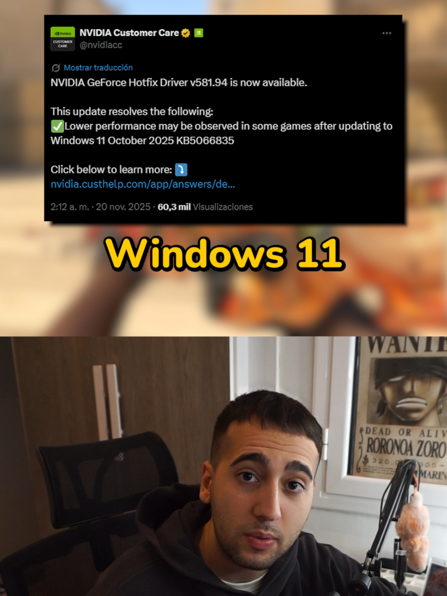 Tus JUEGOS RINDEN PEOR por CULPA de WINDOWS 11 🤯 #cs2 #csgo #gaming #gamer #valve #steam #fyp