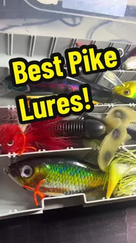 Best Pike Lures For Winter (Top 3)🐊🔥🎣! Make sure to save the video for later! #fyp #fishing #pike #lurefishing 
