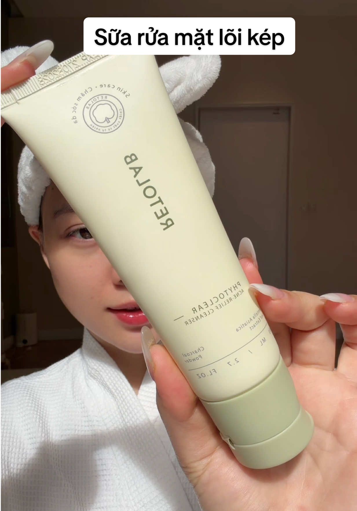 Lần đầu tiên thấy sữa rửa mặt với thiết kế như này lun á 🤩 #vanjinka #3brothersmedia #vanjruamat #retolab #suaruamatretolab 