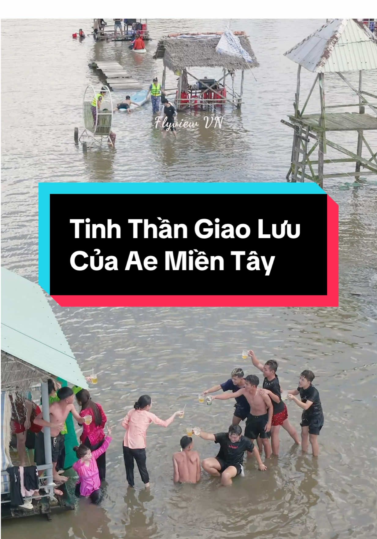 Vô đây mình làm vài ly về miền tây là phải…à nhenn🤣🤣 #flyviewvn #dongsenthapmuoi #muanuocnoimientay #xuhuong #mientay 
