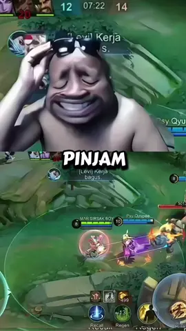 lirik lagu pinjam dulu seratusmu🤣🤣 #bangpascol #topglobalmiya #WinWithMLBB #MLBB #fyp 