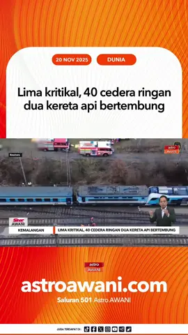 Czech Railways sahkan pelanggaran berlaku pada waktu pagi ketika penumpang menuju ke tempat kerja. #AWANInews #AWANI745