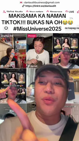 MAKISAMA TIKTOK!!!! POWER VOTE NA!!!! #MissUniverse2025 