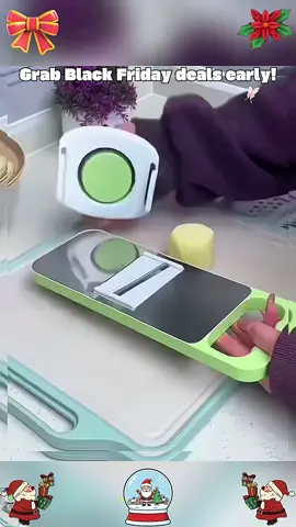 Multi-functional grater with raised hand guard design. Shreds smoothly without jamming. Easily prepare a full table of dishes with it!MultiFunctionalGrater #KitchenEssentials #MultiPurposeSlicerDicerShredder#BlackTikTok#TikTokShopBlackFriday