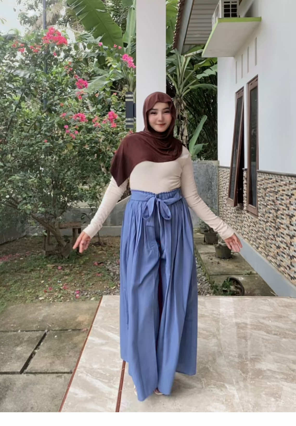 celana kulot super nyaman😍🫶🏻🤍✨  #celana #celanakulot #kulotjumbo #fyp 