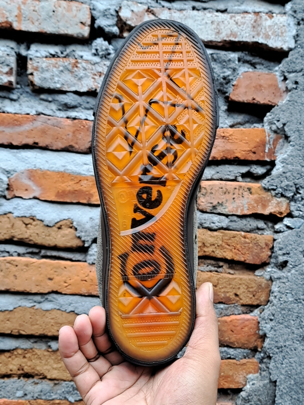 Converse All Star vintage crac leather JDM 