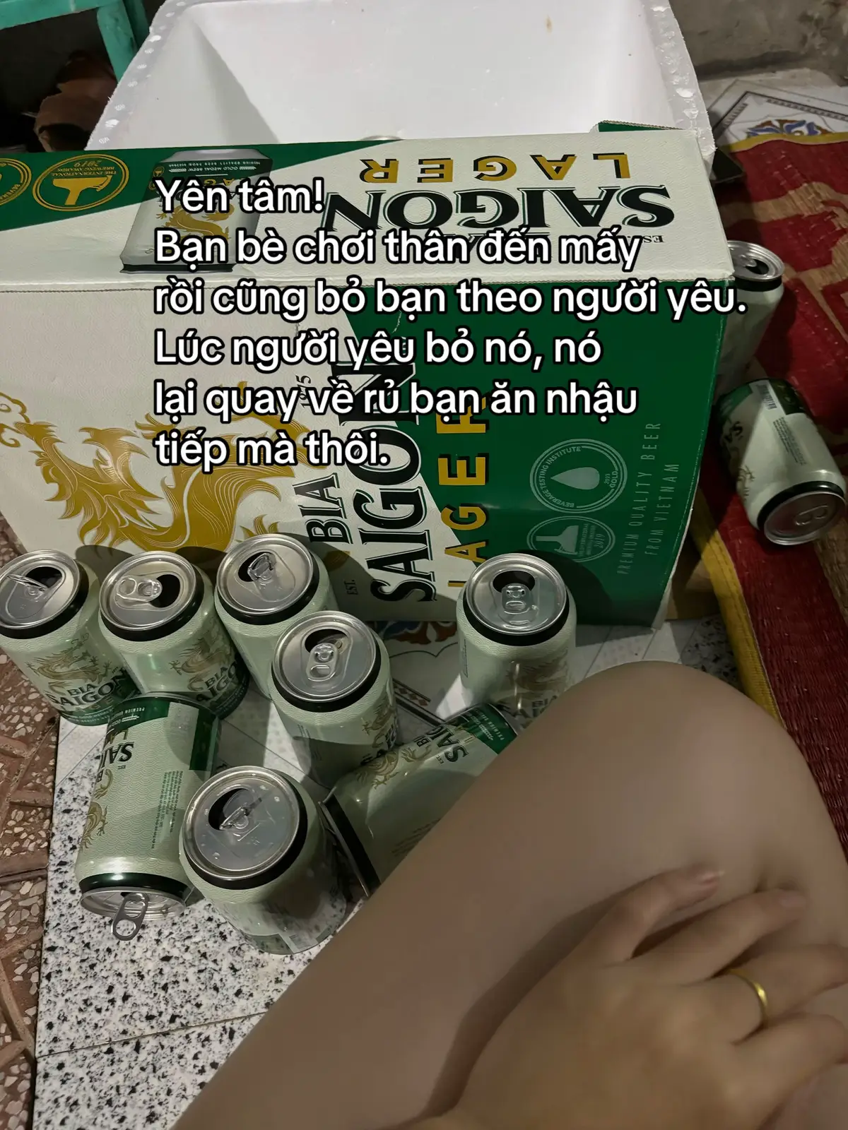 #bia #nhau🍺 yên tâm