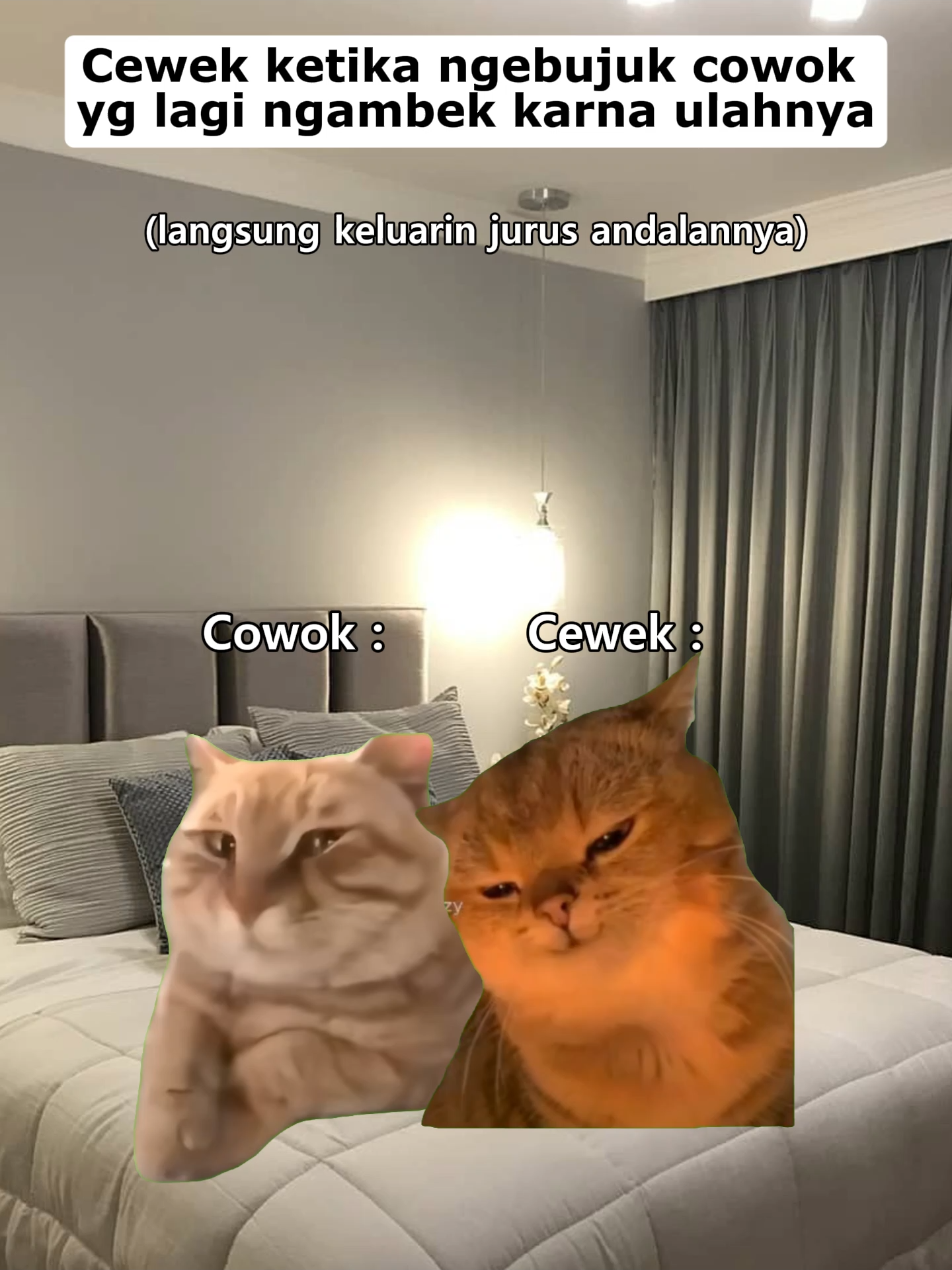 jurus manja🤣 #pov #memekucinglucu