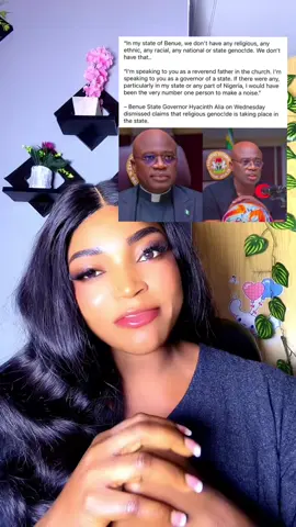 The governor of benue state said there is no Christian g£nocide in benue#2025  #creatorsearchinsights2025  #foryou  #viralvideos  #arewa__tiktok 