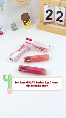 Son kem GSLAY Sorbet Lip Cream mịn lì thuần chai đây ạ, mại dô mại dô! #gslay #xuhuong #xuhuongtiktok #viralvideo #tapxaykenh 