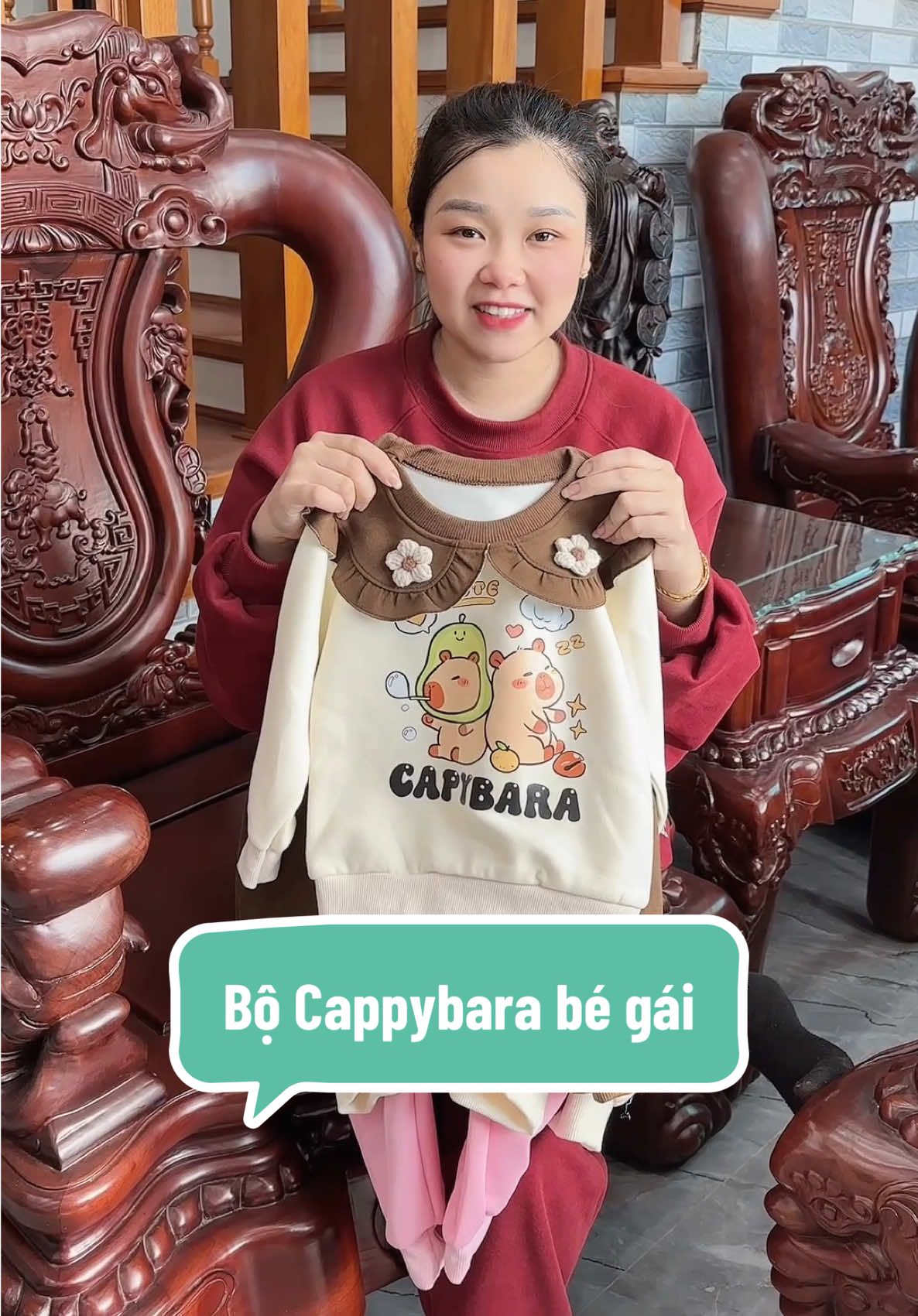 Set bộ bé gái chất nỉ 2 da #quanaotreem #hanakids4 #quanaothudongchobe #bothudongchobe #dobegai 