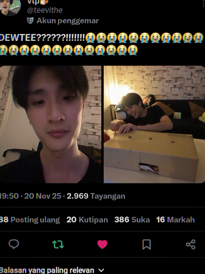 #CapCut mantep banget emg hts living together ini 🧎🏻‍♀️ #dewtee #dew_jsu #tee_vtp 