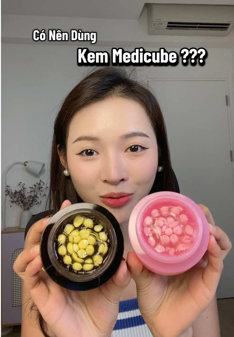 Trả lời @Ghét Hoá nên học Dược 💊  Dùng chung được ạ #medicube #medicubeskincare #medicubecapsulecream #medicubepdrn #medicubevitac 