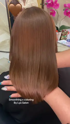 Lurus natural ya,  lembut dan shiny 🫶🏻 #salonbalikpapan #hairtok #smoothing #coloring #fyppppppppppppppppppppppp 