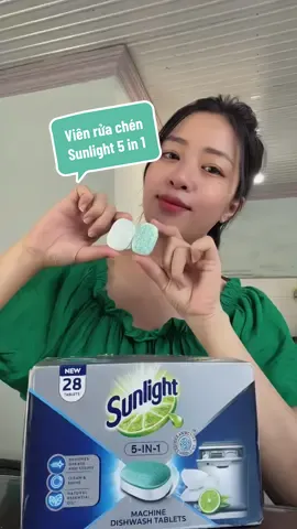 Chén dơ cỡ nào cũng không ngán khi có Sunlight 5in1 trong tay#VienruachenSunlightUltra #SachBongHoanHao #HợptáccùngUnilever
