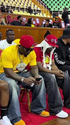 Tanzania in the BUILDING! Harmonize and Rayvanny just pulled up at Kasarani Indoor Arena to fuel their boys, Dar City Basketball!  Elite 16 just got louder. TZ energy on FULL BLAST! ⚡🏀 #sports #basketball #sportstiktok #fyp #basketballafrica 